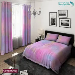 روتختی طرح رنگی دو نفره کد BD867