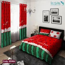 روتختی طرح هندوانه دو نفره کد BD864