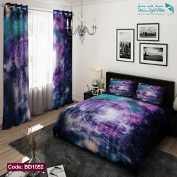 روتختی طرح کهکشان دو نفره کد BD1052