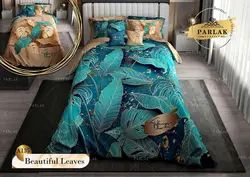 روتختی طرح برگ های زیبا دونفره برند پارلاک کد A135