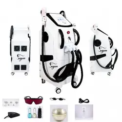 دستگاه لیزر اس اچ آر (SHR) فوق حرفه ای برند سایان با 3 طول موج آر اف + لیزر موهای زائد و پیکوشور ریمور تاتو نقطه زن