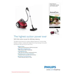جاروبرقی فیلیپس مدل VECUUM CLEANER PHILIPS FC9174