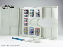 آبرنگ 14 رنگ وینزور سری کاتمن | فروشگاه سایه روشن