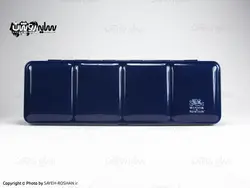 آبرنگ وینزور 12 رنگ سری کاتمن پالت فلزی