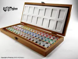 ابرنگ 48 رنگ افرا جعبه چوب | فروشگاه سایه روشن