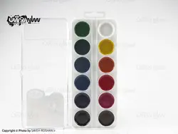 آبرنگ راما 12 رنگ طلقی | فروشگاه سایه روشن