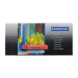 پاستل گچی 12 رنگ استدلر | فروشگاه سایه روشن