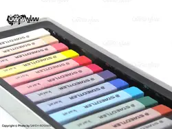پاستل گچی 12 رنگ استدلر | فروشگاه سایه روشن