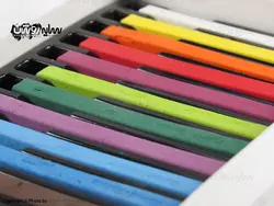 پاستل گچی 12 رنگ پژواک | فروشگاه سایه روشن