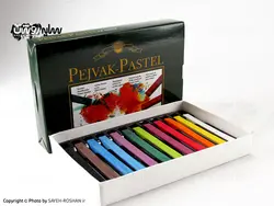 پاستل گچی 12 رنگ پژواک | فروشگاه سایه روشن