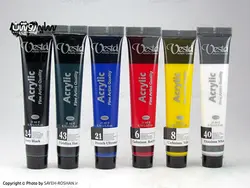 رنگ اکرلیک 6 رنگ وستا | فروشگاه سایه روشن