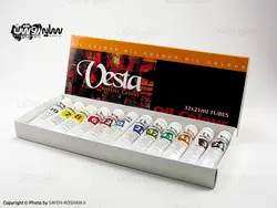 رنگ روغن 12 رنگ وستا | فروشگاه سایه روشن