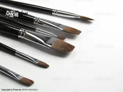 ست قلم موی سرتخت موطبیعی پل سزان | فروشگاه سایه روشن