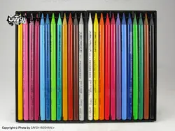 گرافیت رنگی کوه نور 24 رنگ | فروشگاه سایه روشن