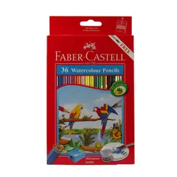 مداد آبرنگی 36 رنگ فابرکاستل جعبه مقوا | فروشگاه سایه روشن