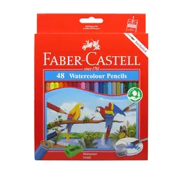 مداد آبرنگی 48 رنگ فابرکاستل جعبه مقوا | فروشگاه سایه روشن