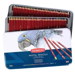 مداد پاستل گچی 72 رنگ درونت جعبه فلز | فروشگاه سایه روشن