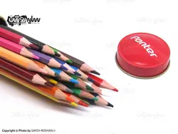 مدادرنگی 24 رنگ پنتر جعبه استوانه | فروشگاه سایه روشن