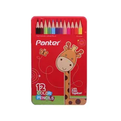 مدادرنگی 12 رنگ پنتر جعبه فلز | فروشگاه سایه روشن