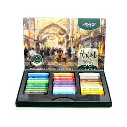 پاستل روغنی آرتیست آریا 36 رنگ | فروشگاه سایه روشن