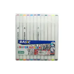 ماژیک راندو 12 رنگ بیسیک دوسر | فروشگاه سایه روشن