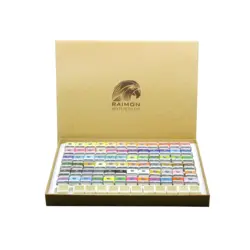 آبرنگ رایمون 72 رنگ جعبه مقوایی (قرص کوچک و هارد باکس) Hard Box & Small Pan | فروشگاه سایه روشن