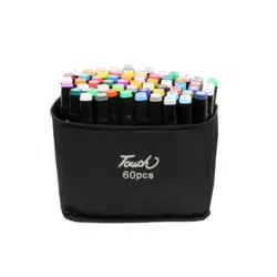 ماژیک طرح تاچ دوسر 60 رنگ | فروشگاه سایه روشن