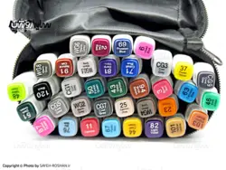 ماژیک طرح تاچ دوسر 36 رنگ | فروشگاه سایه روشن