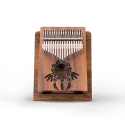 کالیمبا ذوزنقه بلوط طرح پر سرخ پوستی