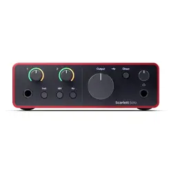Focusrite Scarlett Solo 4th Gen | خرید کارت صدا - سازکالا