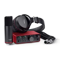 Focusrite Scarlett Solo Studio 4th Gen | پکیج استودیویی - سازکالا