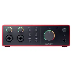 Focusrite Scarlett 4i4 4th Gen | قیمت کارت صدا - سازکالا