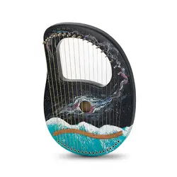 چنگ رومی بلوط مدل سرو رزین 19 سیمی