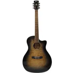 Cort GA-QF - Trans Black Burst | قیمت گیتار آکوستیک - سازکالا