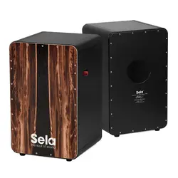 SELA SE107 CASELA BLACK PRO DARK NUT CAJON | کاخن سلا