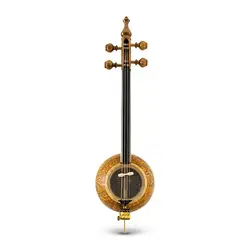کمانچه خیام دسته آبنوس طرح دار