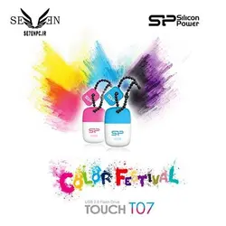 فلش مموری سیلیکون پاور مدل Touch T07 ظرفیت 64 گیگابایت