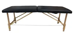 تخت ماساژ چوبی بدون سوراخ Piltan مشکی