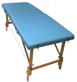 تخت ماساژ چوبی بدون سوراخ Piltan آبی