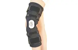 زانو بند توانبخشی با مفصل مندرج