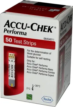 نوار تست قند خون اکیوچک پرفورما | Accu Chek Performa