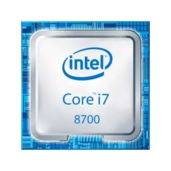 پردازنده بدون باکس اینتل سری Coffee Lake مدل i7-8700 استوک