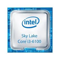 پردازنده بدون باکس اینتل سری Skylake مدل i3-6100 استوک