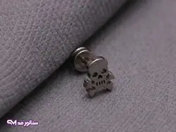 پیرسینگ گوش طرح اسکلت PI9063 | فروشگاه اکسسوری سناتور مد
