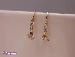 گوشواره آویز طرح طلا G5131 | فروشگاه اکسسوری سناتور مد