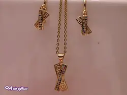 نیم ست طرح ورساچه N8139 با دوام | فروشگاه بدلیجات سناتور مد