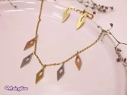 نیم ست طرح لوزی N8132 بی نظیر | فروشگاه اکسسوری سناتور مد