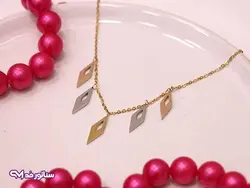 نیم ست طرح لوزی N8132 بی نظیر | فروشگاه اکسسوری سناتور مد