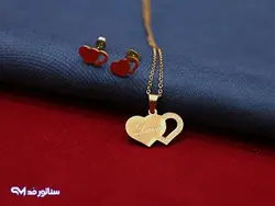 نیم ست لاو طلایی N8148 | فروشگاه اکسسوری سناتور مد