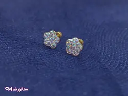 پیرسینگ گوش دخترانه طرح گل PI9040 | فروشگاه بدلیجات سناتورمد